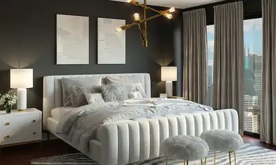 Bedroom Image of 1339 Sq.ft 3 BHK Apartment / Flat for sale in Vengaivasal Chennai for Rs. 11300000