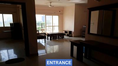 Hall Image of 1500 Sq.ft 3 BHK Apartment / Flat for rent in AWHO Vay Sector 8B G, Vrindavan Yojana Lucknow for Rs. 25000