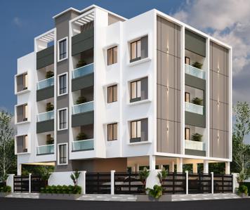 Image of 1194 Sq.ft 3 BHK Apartment / Flat for sale in Nanmangalam, Chennai for Rs. 9432600