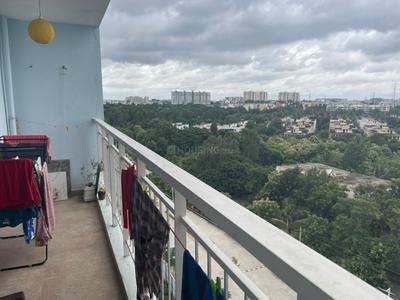 Balcony Image of 1680 Sq.ft 3 BHK Apartment / Flat for rent in SJR Blue Waters, Parappana Agrahara Bengaluru for Rs. 72000