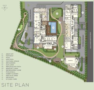 Image of 1350 Sq.ft 3 BHK Apartment / Flat for sale in The Line, Kokapet, Hyderabad for Rs. 13300000