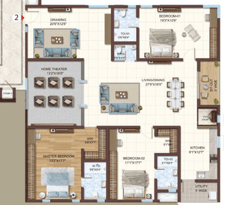 4.5 BHK Flat