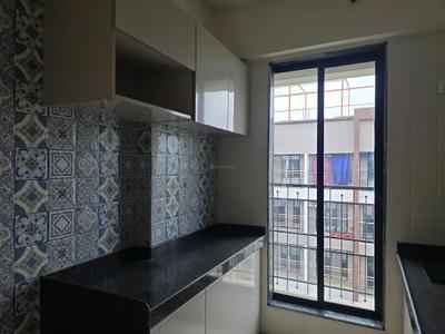 Kitchen Image of 600 Sq.ft 1 BHK Apartment / Flat for sale in Rajlaxmi Nakshatra Auris, Nalasopara West Nala Sopara for Rs. 3700000