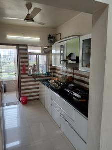 Kitchen Image of 850 Sq.ft 2 BHK Apartment / Flat for sale in Magarpatta Iris, Magarpatta City Pune for Rs. 13400000
