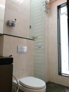Common Bathroom Image of 520 Sq.ft 2 BHK Apartment / Flat for rent in Sheth Zuri, Thane West Thane for Rs. 53000