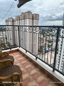 Balcony Image of 1800 Sq.ft 3 BHK Apartment / Flat for sale in Prestige Jindal City, Anchepalya Bengaluru for Rs. 32400000