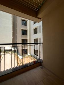 Balcony Image of 800 Sq.ft 1 BHK Apartment / Flat for rent in Pashmina Waterfront, Battarahalli Bengaluru for Rs. 30000