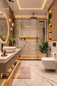 Bathroom Image of 1500 Sq.ft 3 BHK Apartment / Flat for sale in Sector 120 Noida for Rs. 6500000