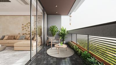 Balcony Image of 3141 Sq.ft 4 BHK Apartment / Flat for sale in Satellite Ahmedabad for Rs. 22772250