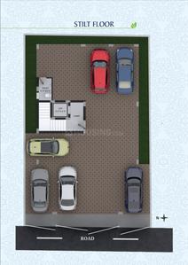 Floor Plan Image of 1056 Sq.ft 2 BHK Apartment / Flat for sale in Madipakkam Chennai for Rs. 10000000