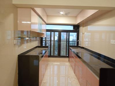 Kitchen Image of 680 Sq.ft 2 BHK Apartment / Flat for rent in Neumec Niwara, Vile Parle East Mumbai for Rs. 76000