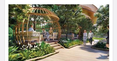 Balcony Image of 1700 Sq.ft 3 BHK Apartment / Flat for sale in Orbit Urban Park, New Town Kolkata for Rs. 25800000
