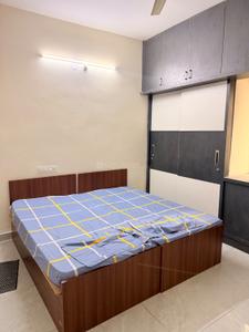 Bedroom Image of 1300 Sq.ft 2 BHK Apartment / Flat for rent in B N R Residency, Madhapur Hyderabad for Rs. 40000