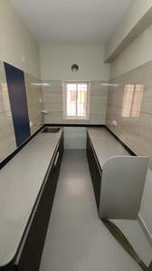 Kitchen Image of 1300 Sq.ft 3 BHK Apartment / Flat for rent in Deepraj The West Wind Apartments, Kasba Kolkata for Rs. 45000