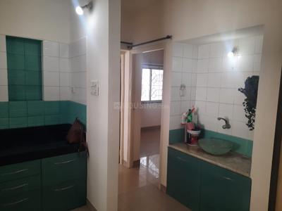Kitchen Image of 1050 Sq.ft 2 BHK Apartment / Flat for rent in Green Divine, Hadapsar Pune for Rs. 30000