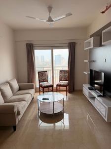 Living Room Image of 788 Sq.ft 2 BHK Apartment / Flat for rent in Shapoorji Pallonji BKC 28, Bandra East Mumbai for Rs. 120000