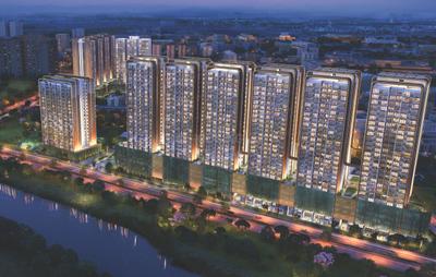 Image of 1085 Sq.ft 2 BHK Apartment / Flat for sale in Duville Riverdale Heights, Kharadi, Pune for Rs. 10200000