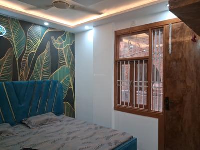 Bedroom Image of 1050 Sq.ft 2 BHK Builder Floor for rent in Dwarka Mor New Delhi for Rs. 22000