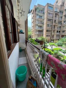 Balcony Image of 1850 Sq.ft 3 BHK Apartment / Flat for rent in Jai Maa Apartment, Sector 5 Dwarka New Delhi for Rs. 39000