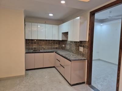 Kitchen Image of 1300 Sq.ft 3 BHK Apartment / Flat for rent in Rajpur New Delhi for Rs. 26999
