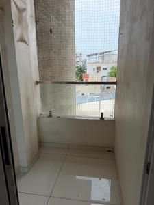 Balcony Image of 1150 Sq.ft 3 BHK Apartment / Flat for rent in Akota Vadodara for Rs. 17000