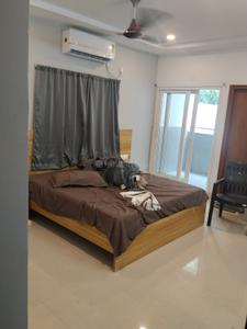 Bedroom Image of 300 Sq.ft 1 RK Builder Floor for rent in Financial District Hyderabad for Rs. 24000