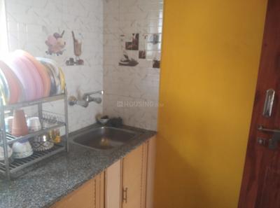 Kitchen Image of 1000 Sq.ft 1 BHK Builder Floor for rent in Horamavu Bengaluru for Rs. 25000