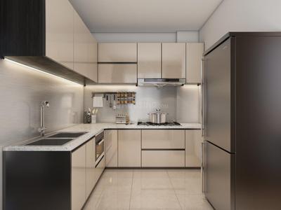 Kitchen Image of 733 Sq.ft 2 BHK Apartment / Flat for sale in Godrej Horizon, Wadala Mumbai for Rs. 31500000