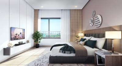 Bedroom Image of 800 Sq.ft 2 BHK Apartment / Flat for sale in Shapoorji Pallonji Joyville Hadapsar Annexe, Shewalewadi Pune for Rs. 7900000