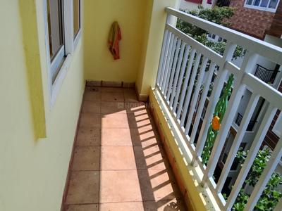 Balcony Image of 443 Sq.ft 1 BHK Independent House for rent in Kodathi Bengaluru for Rs. 16000
