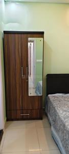 Bedroom Image of 930 Sq.ft 3 BHK Apartment / Flat for rent in Shapoorji Pallonji Houshing Complex, Rajarhat Kolkata for Rs. 26000