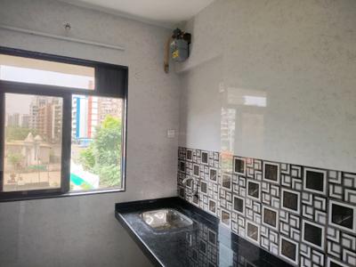 Kitchen Image of 540 Sq.ft 1 BHK Apartment / Flat for rent in Kasarvadavali Thane for Rs. 19000