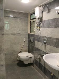 Common Bathroom Image of 602 Sq.ft 1 BHK Apartment / Flat for sale in Prescon Prestige Residency, Mira Road East Mira Bhayandar for Rs. 8600000