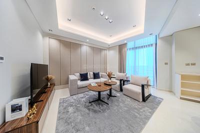 Living Room Image of 764 Sq.ft 1 BHK Apartment / Flat for sale in Business Bay Dubai for Rs. 44052486