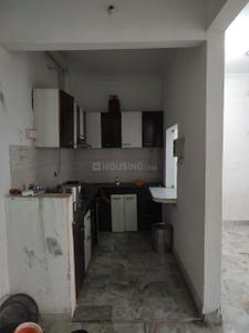 Kitchen Image of 850 Sq.ft 1 BHK Builder Floor for rent in Delight Homes, Jankipuram Lucknow for Rs. 15000