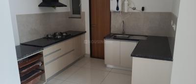 Kitchen Image of 900 Sq.ft 2 BHK Apartment / Flat for rent in Geras Planet Of Joy Project I, Upper Kharadi Pune for Rs. 34000