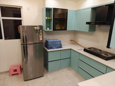 Kitchen Image of 1500 Sq.ft 3 BHK Apartment / Flat for rent in Experion Capital, Gomti Nagar Lucknow for Rs. 65000