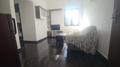 Living Room Image of 825 Sq.ft 1 BHK Apartment / Flat for rent in BTM Layout Bengaluru for Rs. 22000