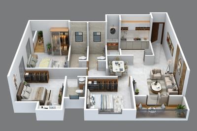 Image of 600 Sq.ft 1 BHK Apartment / Flat for sale in Godrej Aqua Vista, Mundhwa, Pune for Rs. 7800000