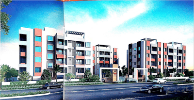 Image of 947 Sq.ft 2 BHK Apartment / Flat for sale in Sristi Happy Ville, Baranagar, Kolkata for Rs. 4700000