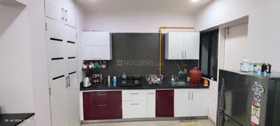 Kitchen Image of 1730 Sq.ft 3 BHK Apartment / Flat for sale in Savvy Swaraaj Sports Living, Gota Ahmedabad for Rs. 9900000