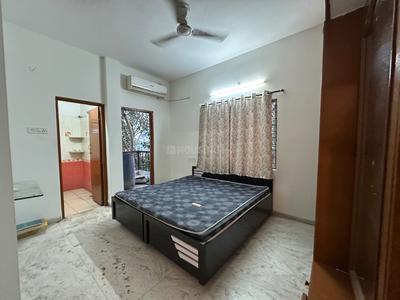 Bedroom Image of 1000 Sq.ft 2 BHK Builder Floor for rent in Mahalakshmi Nagar Indore for Rs. 23500