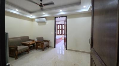 Living Room Image of 800 Sq.ft 2 BHK Apartment / Flat for rent in Rajpur New Delhi for Rs. 32000