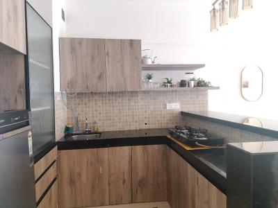 Kitchen Image of 640 Sq.ft 1 RK Apartment / Flat for rent in Lodha Belmondo, Gahunje Pune for Rs. 42000