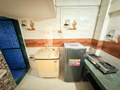 Kitchen Image of 250 Sq.ft 1 RK Apartment / Flat for rent in Sai Darshan CHS, Andheri East Mumbai for Rs. 25000