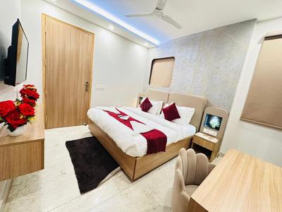 Bedroom Image of 600 Sq.ft 1 BHK Builder Floor for rent in Sector 41 Gurgaon for Rs. 40000