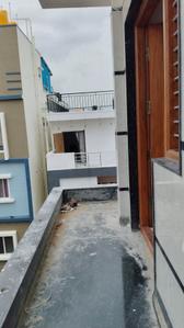 Balcony Image of 1200 Sq.ft 2 BHK Builder Floor for rent in HSR Layout Bengaluru for Rs. 52000