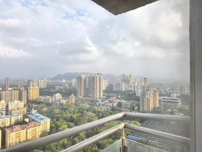 Balcony Image of 1500 Sq.ft 4 BHK Apartment / Flat for rent in Ashar Sapphire, Thane West Thane for Rs. 75000