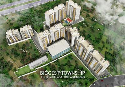 Image of 681 Sq.ft 1 BHK Apartment / Flat for sale in Surabhi City Phase 1, Somatane, Pune for Rs. 3200000