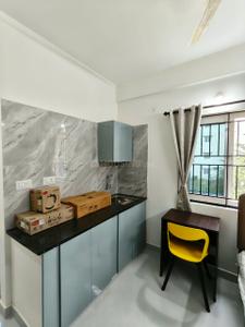 Kitchen Image of 350 Sq.ft 1 RK Apartment / Flat for rent in Mahadevapura Bengaluru for Rs. 18000